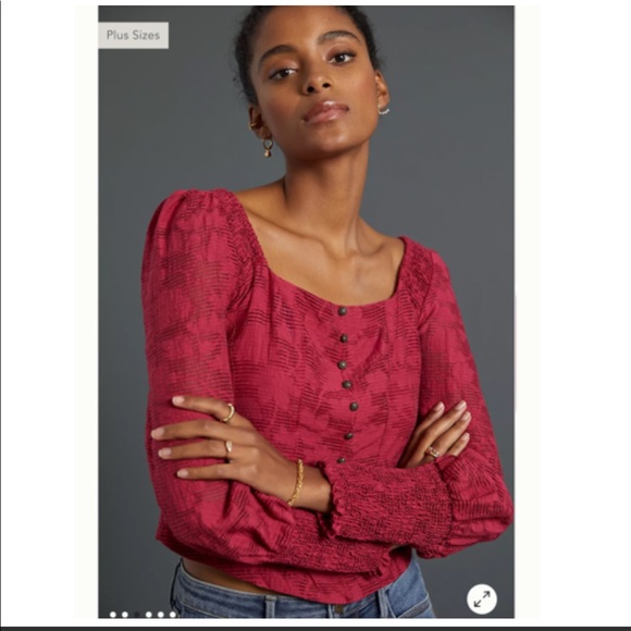 Anthropologie Tops - NWT Anthropologie Romantic Puff-Sleeved Blouse